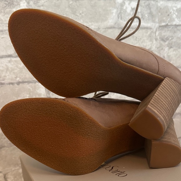 Taupe Oxford Lace-Up Women's Shoes - Picture 8 of 8